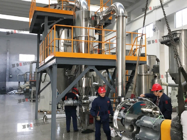 豆粕超微粉碎分級(jí)機(jī)系統(tǒng)--墨西哥