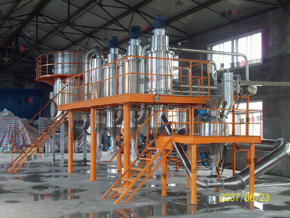 球型霧化鋁粉氮氣保護氣流分級機--河南某鋁業(yè)公司