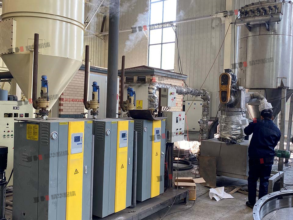 碳化硅蒸汽磨-山東某新材料公司