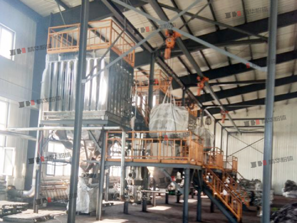 瀝青氣流粉碎機(jī)--黑龍江某生產(chǎn)現(xiàn)場